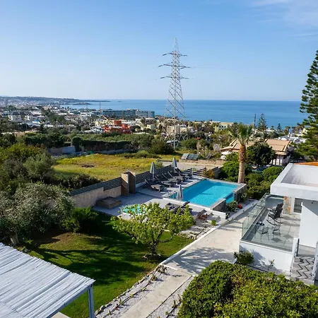 Villa Queen's Gem Luxury - Heated Jacuzzi & Pool Hersonissos (Crete)